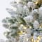 6.5ft. Pre-Lit Snowy Chatham Slim Artificial Christmas Tree, Warm White LED Lights